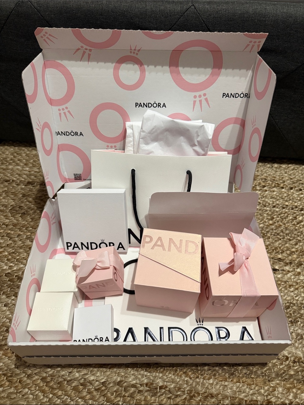 Pandora jewelry packaging
